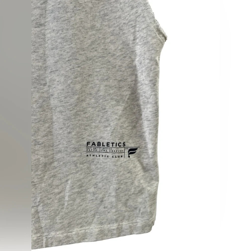 Fabletics cotton cut off tank top - Picture 2 of 5